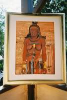 Collection - Himba Woman In The Field - Watercolor